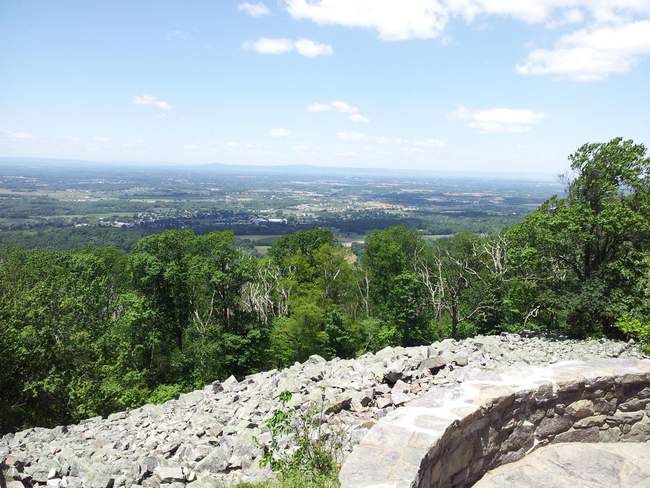 View from the front of the Washington Monument